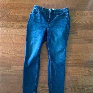 Madewell Blue Skinny Jeans Classic Fit